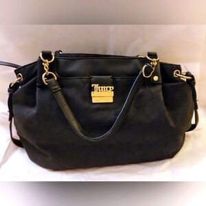Juicy Couture Classic Black Bag w/Gold Accents